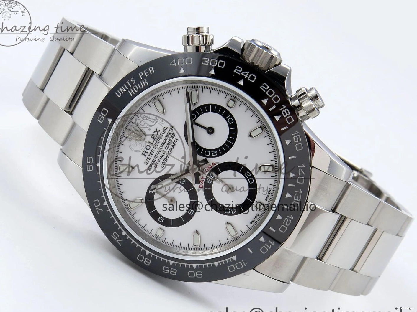 Best Edition QF SA4130 on 1:1 116500 White Dial SS Daytona Bracelet 0501